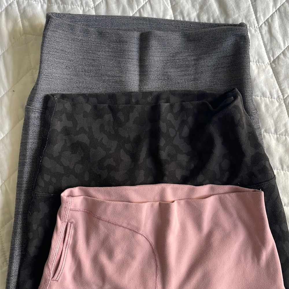 Lululemon Lot of 3 leggings! Size 2
